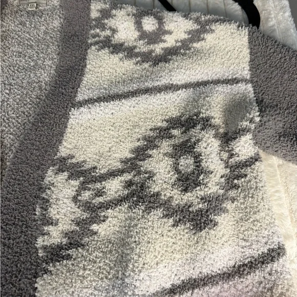 Simply Southern XXL Long Line Cardigan Southwestern Geometric Duster Soft Fuzzy - Picture 12 of 14